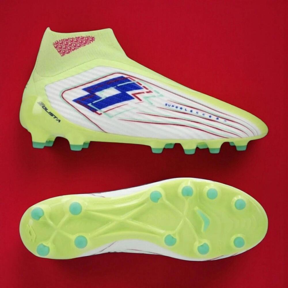 $210 Lotto Solista 100 Gravity VIII FG Soccer Cleats Unisex  Men's size 8